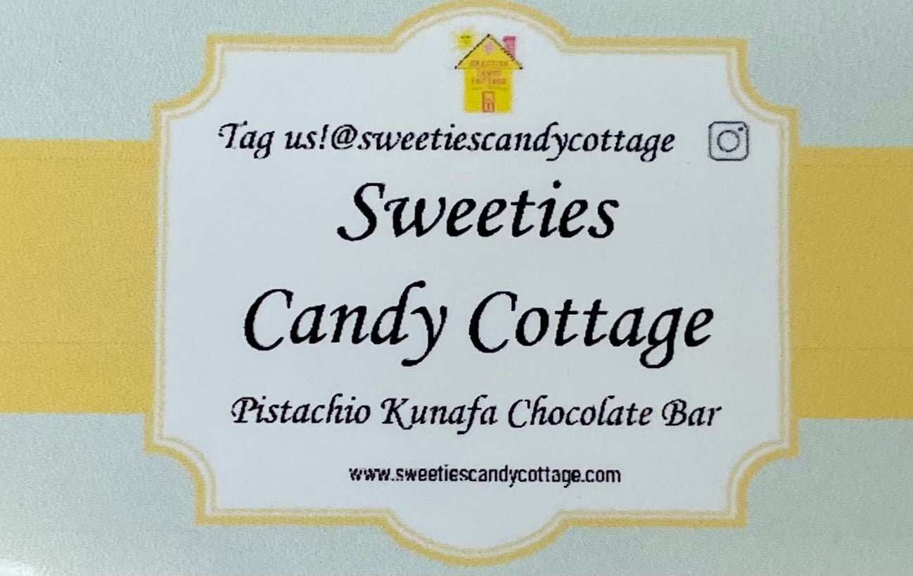 Dubai Pistachio Kunafa Chocolate Bar - Sweeties Candy Cottage