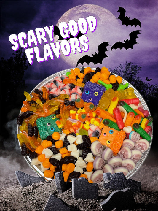 Halloween Gummy Pizza - Sweeties Candy Cottage