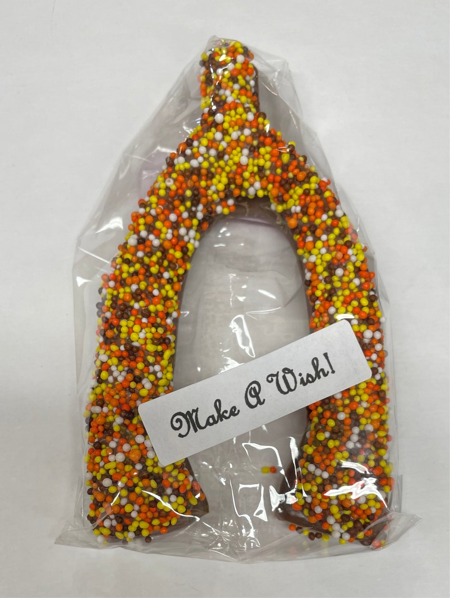 Non - pareil Chocolate Wishbone - Sweeties Candy Cottage